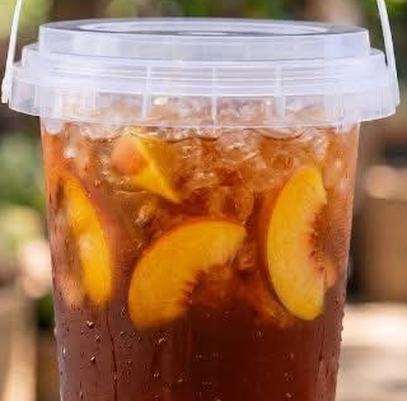 Iced Peach Tea, shown as a serving suggestion