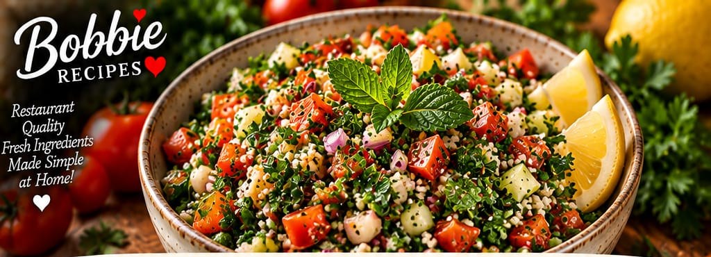 Classic Tabulee (Tabbouleh), shown as a serving suggestion