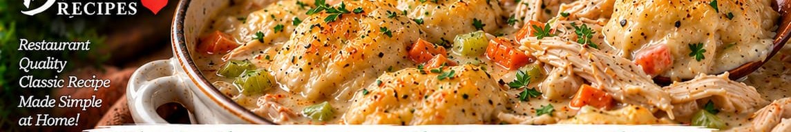 Chicken and Dumplings (Homestyle), shown as a serving suggestion
