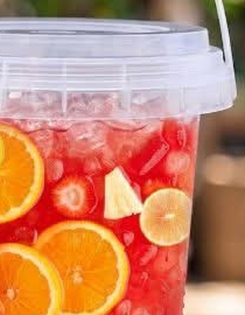Sparkling Fruit Punch, shown as a serving suggestion