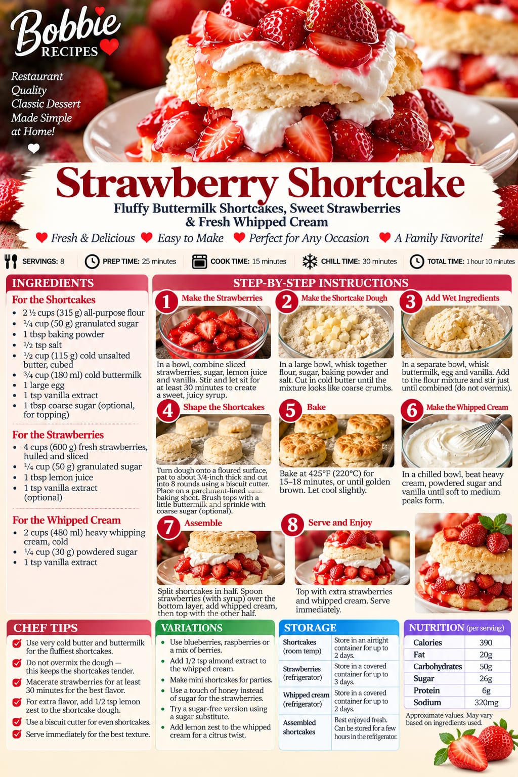Strawberry Shortcake (Buttermilk), shown as a serving suggestion