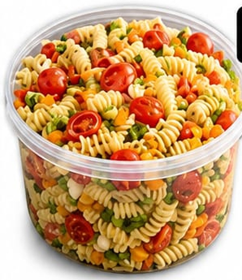 Summer Pasta Salad, shown as a serving suggestion