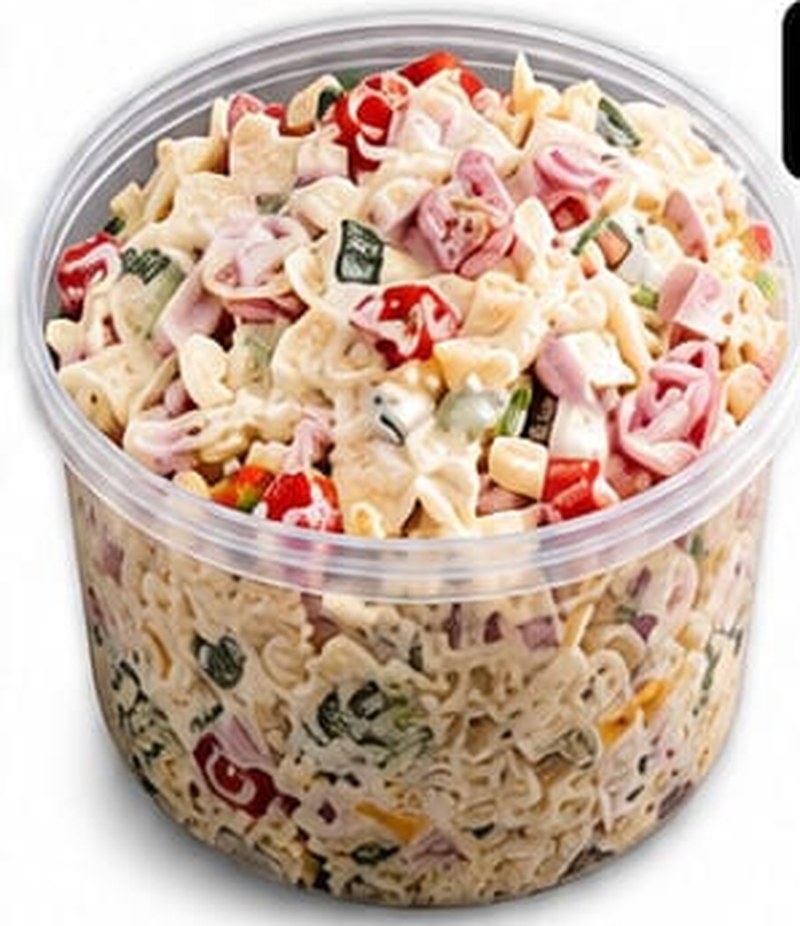 Creamy Pasta Salad, shown as a serving suggestion
