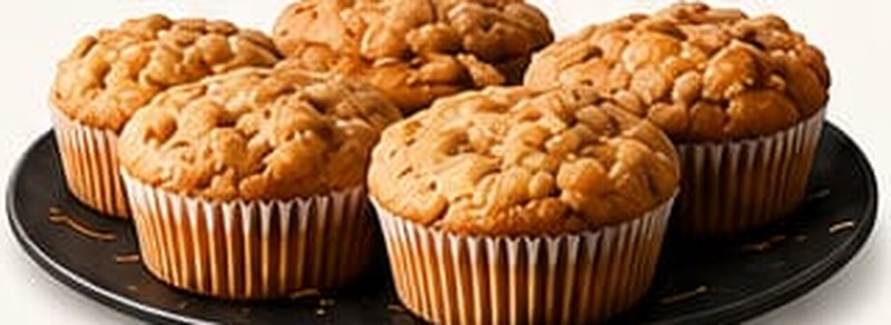 Banana Muffins, shown as a serving suggestion