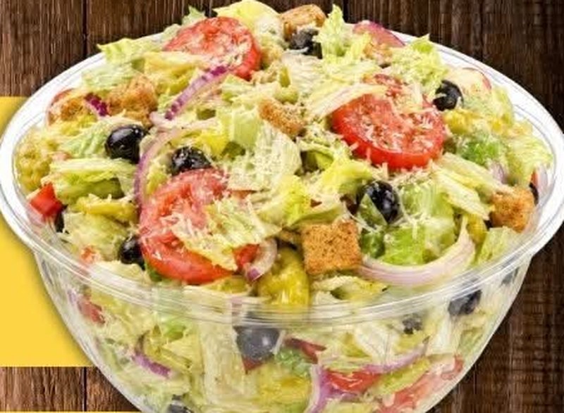 Copycat Italian House Salad, shown as a serving suggestion
