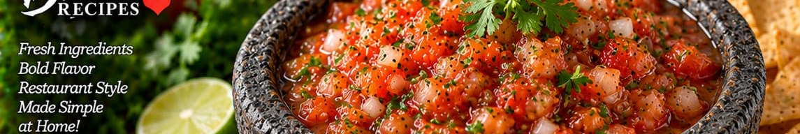 Homemade Medium Salsa, shown as a serving suggestion