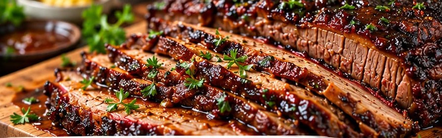 Slow-Braised Beef Brisket, shown as a serving suggestion