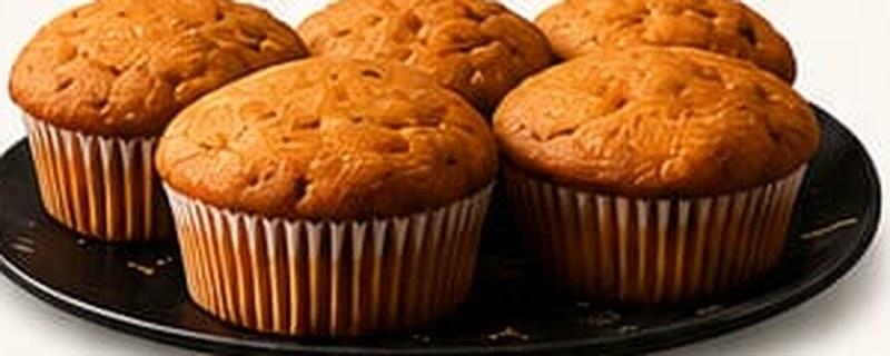 Pumpkin Muffins, shown as a serving suggestion