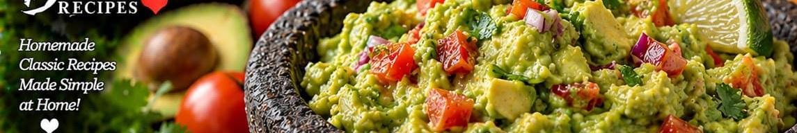 Guacamole, shown as a serving suggestion