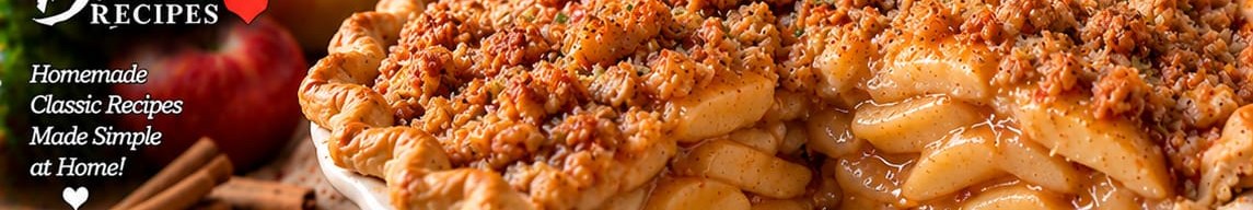 Apple Pie with Cinnamon Brown Sugar Crumb Topping, shown as a serving suggestion
