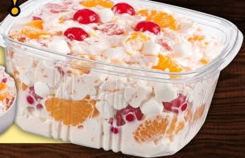 Ambrosia Salad, shown as a serving suggestion