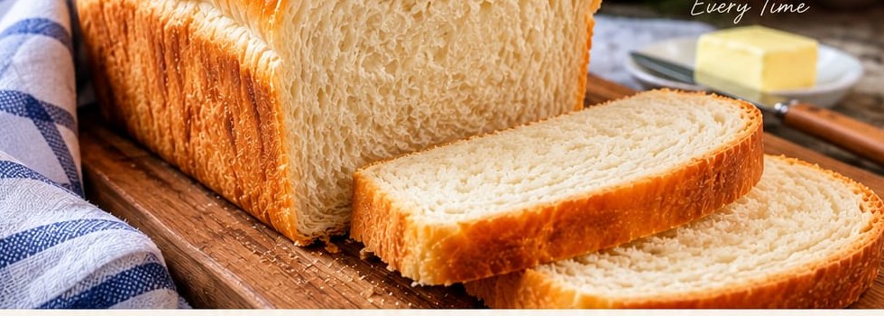 Classic Homemade White Bread, shown as a serving suggestion