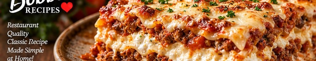 Lasagna with Cottage Cheese and Homemade Spaghetti Sauce, shown as a serving suggestion