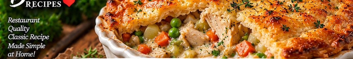 Chicken Pot Pie, shown as a serving suggestion
