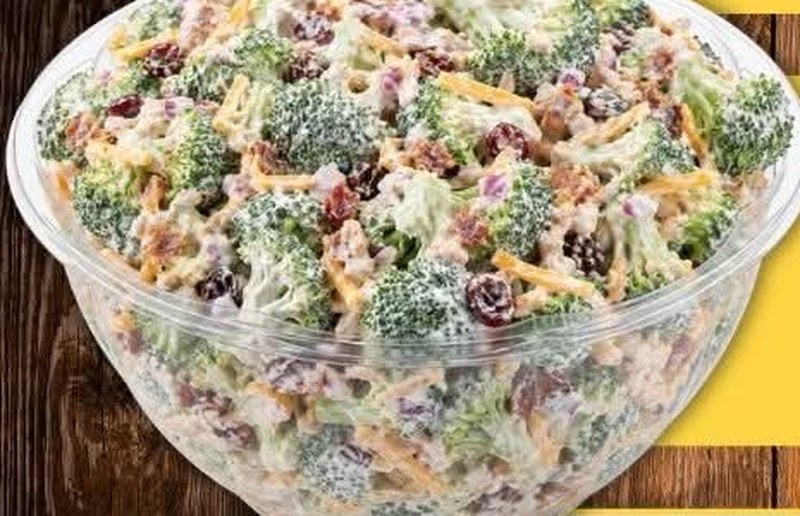 Broccoli Salad, shown as a serving suggestion