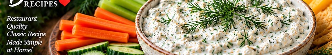 Homemade Dill Dip, shown as a serving suggestion