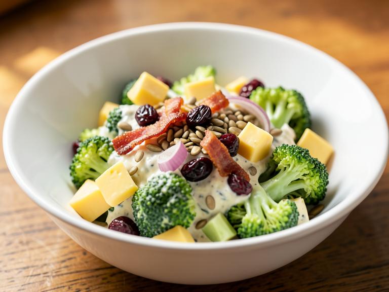 Broccoli Salad, shown as a serving suggestion