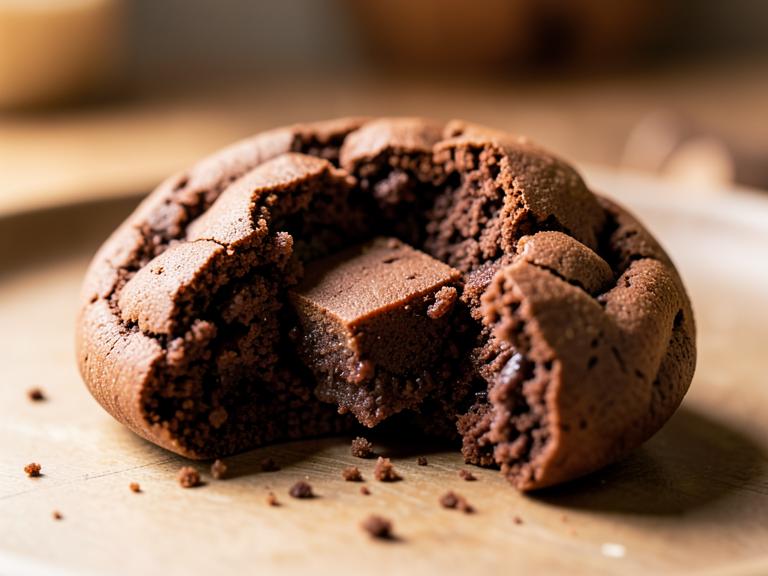 Brownie Stuffed Cookie, shown as a serving suggestion