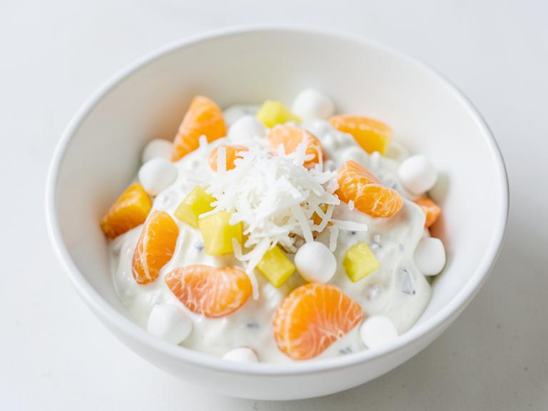 5 Cup Salad, shown as a serving suggestion
