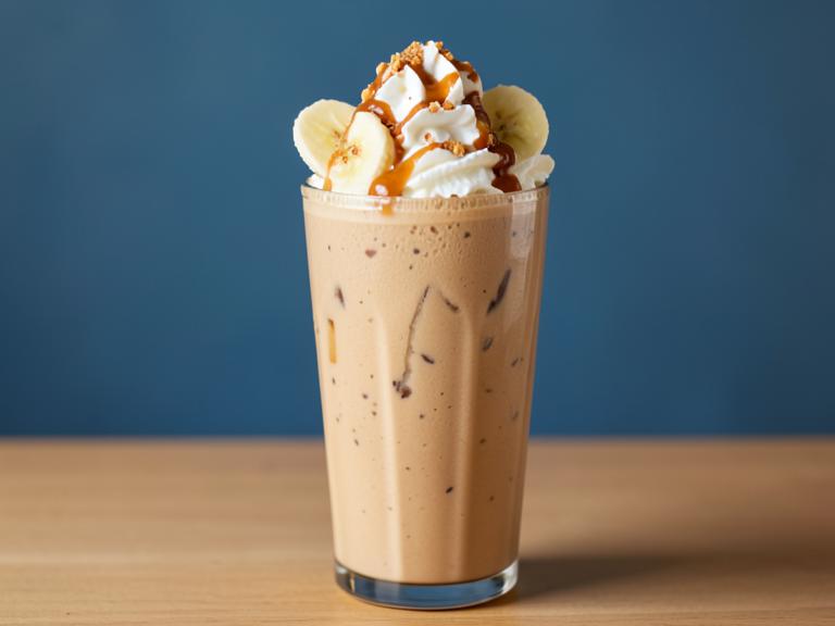 Peanut Butter Banana Shake, shown as a serving suggestion