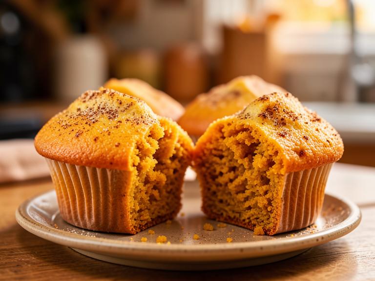 Pumpkin Muffins, shown as a serving suggestion