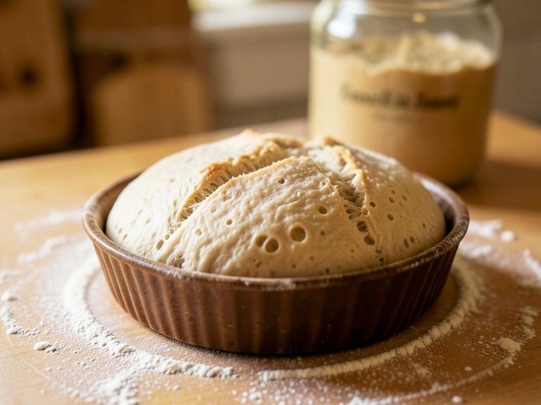 Sourdough, shown as a serving suggestion